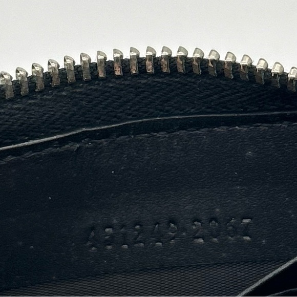 Gucci Supreme long canvas and leather black and tan wallet. Box and dust bag - Picture 8 of 8